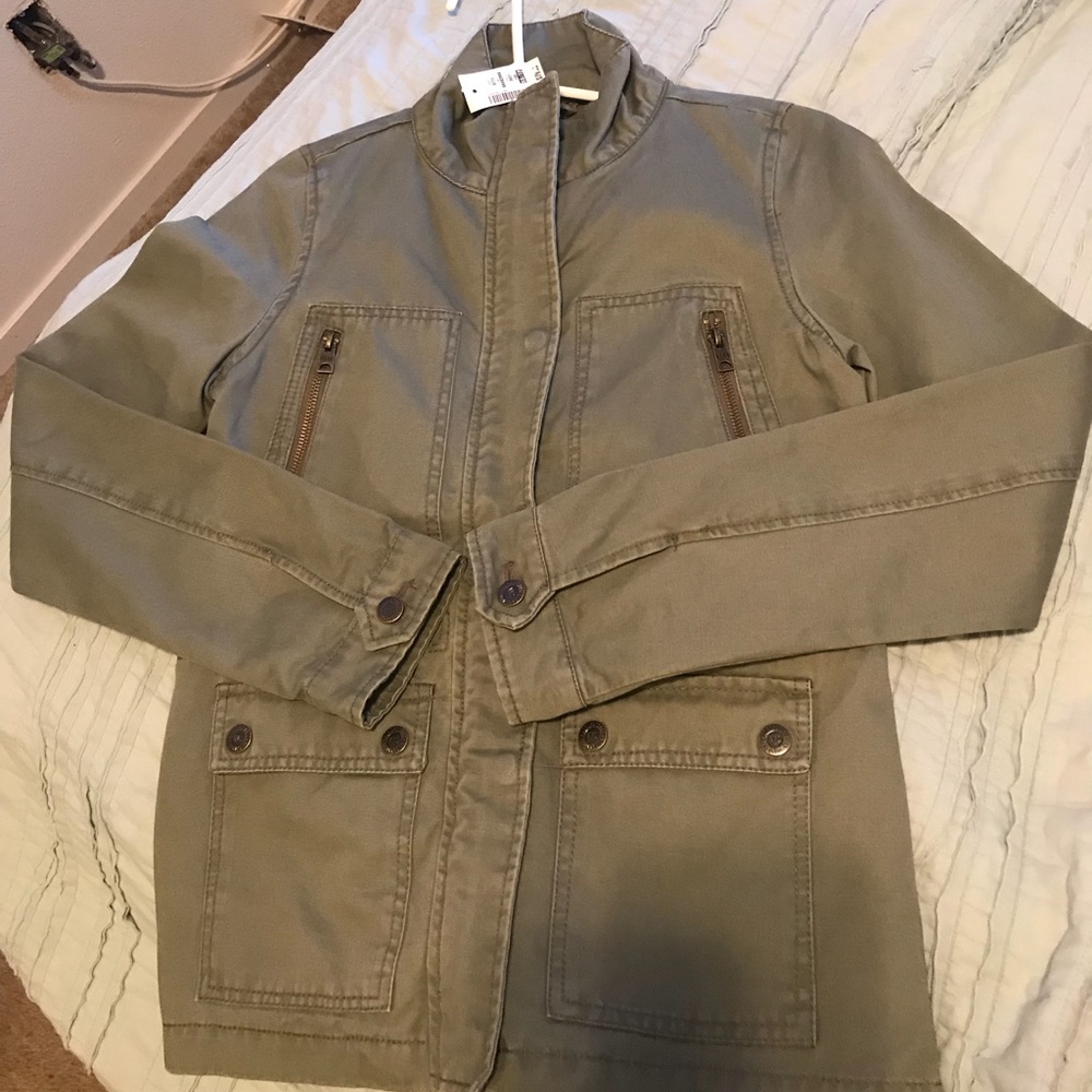Olive Military Jacket